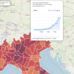 La mappa del contagio in Italia