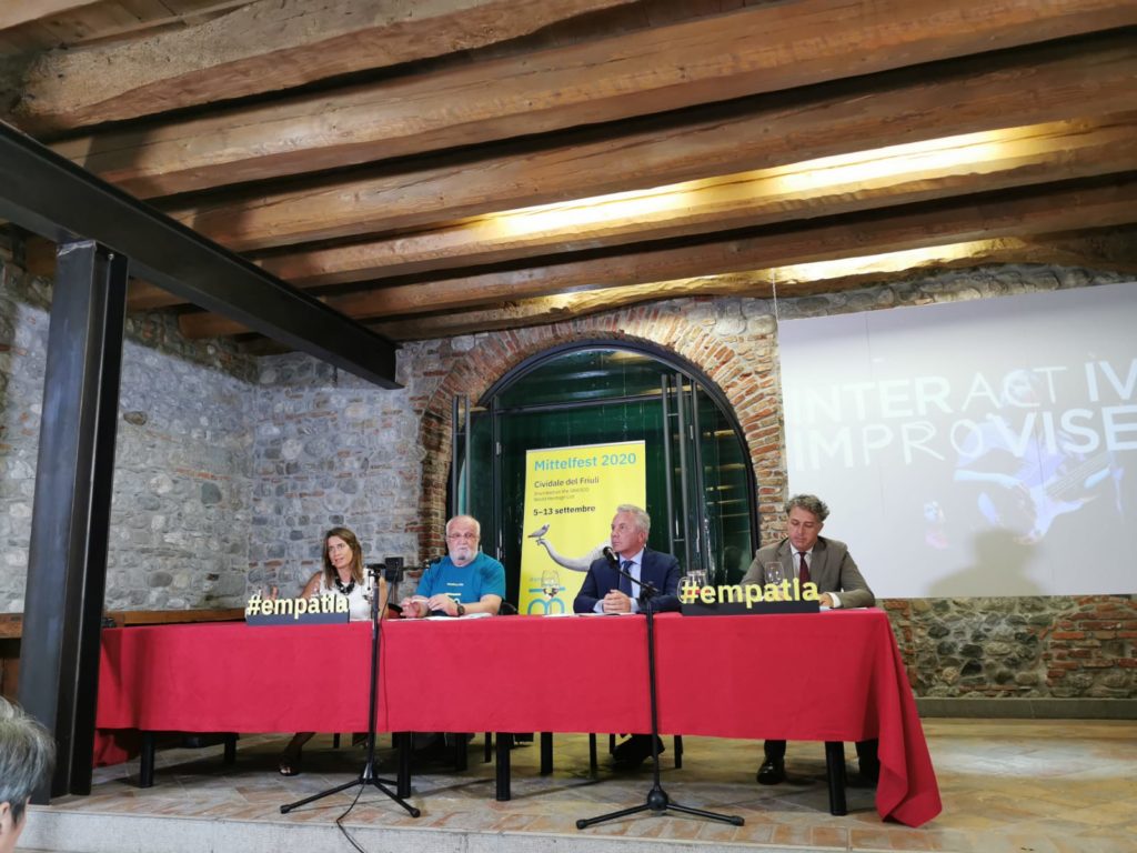 Conferenza stampa del MITTELFEST 2020 a Villa de Claricini Dornpacher di Bottenicco