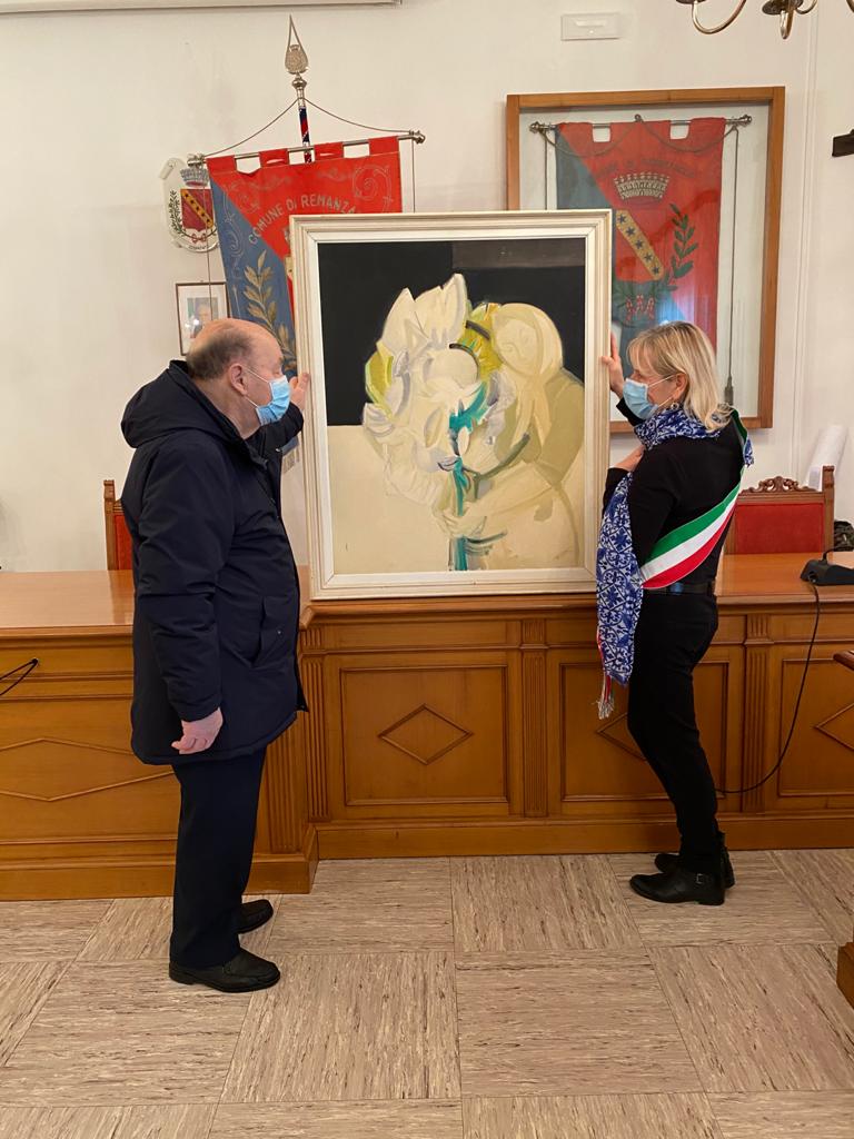 Donato un quadro del pittore udinese Tavagnacco