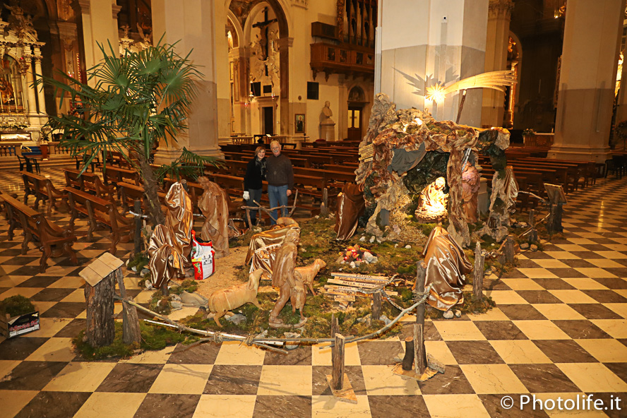 I presepi e gli alberi di Natale della città di Udine