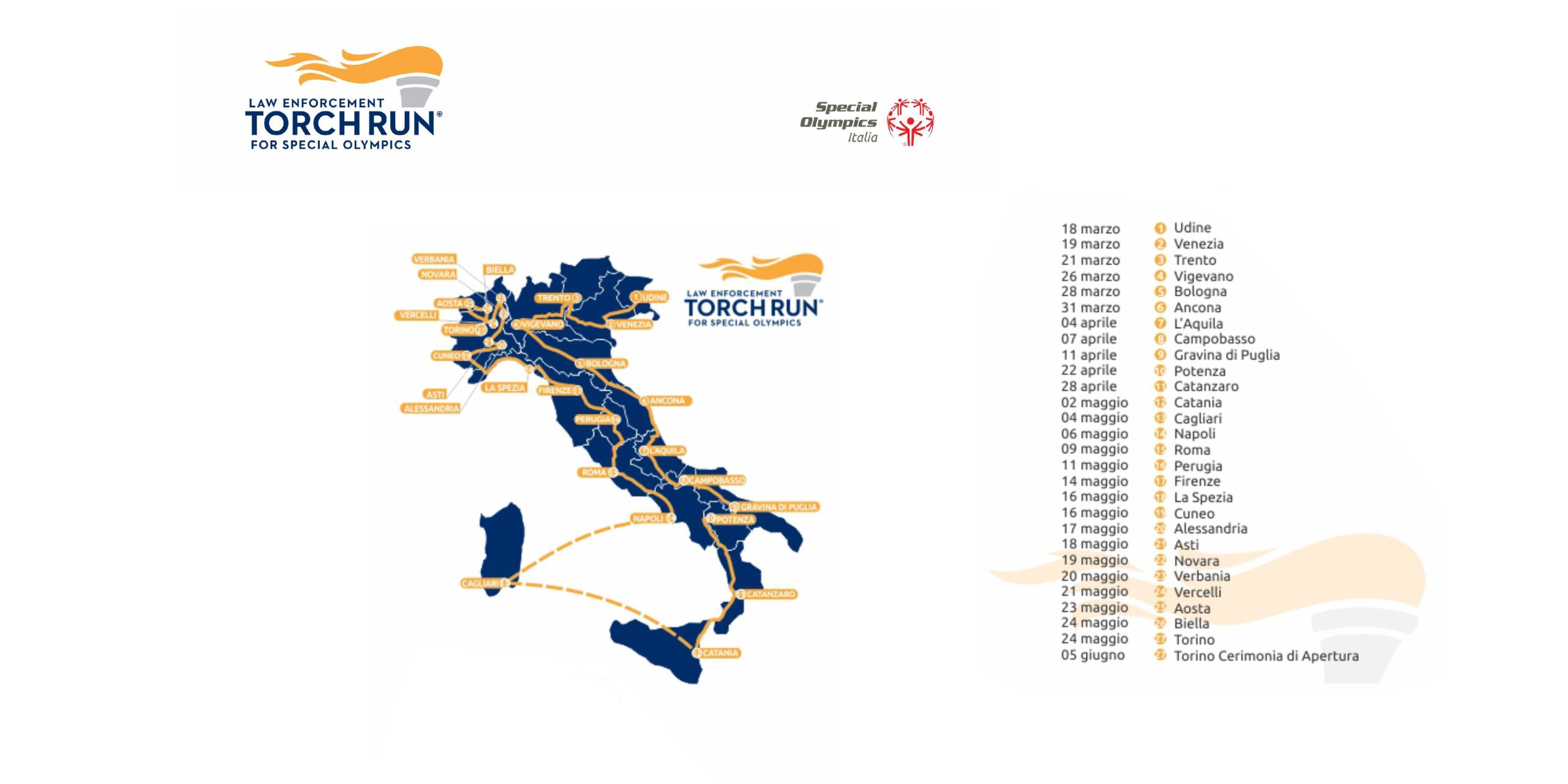 XXXVII Giochi Nazionali Estivi Special Olympics: la Torch Run partirà da Udine!