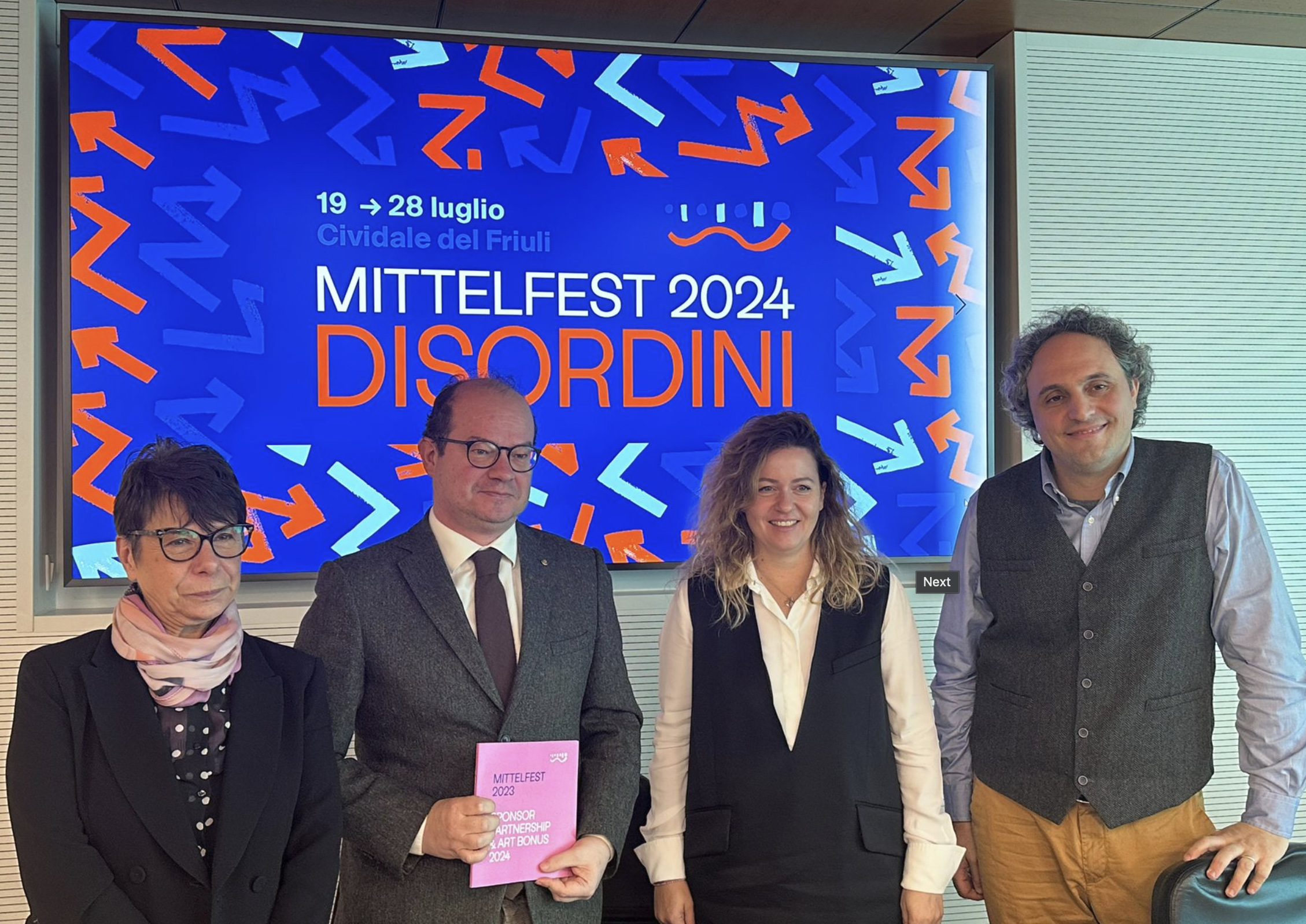 Conferenza stampa di presentazione del Mittelfest 2024