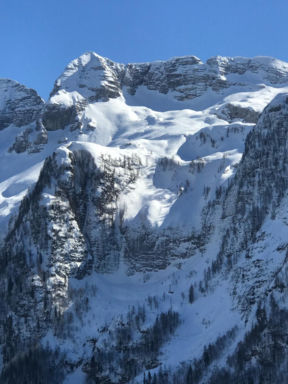 La situazione neve sulla zona montana