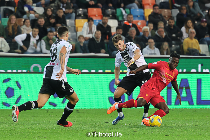 Lecce Udinese 0-2 Lucca e Samardzi