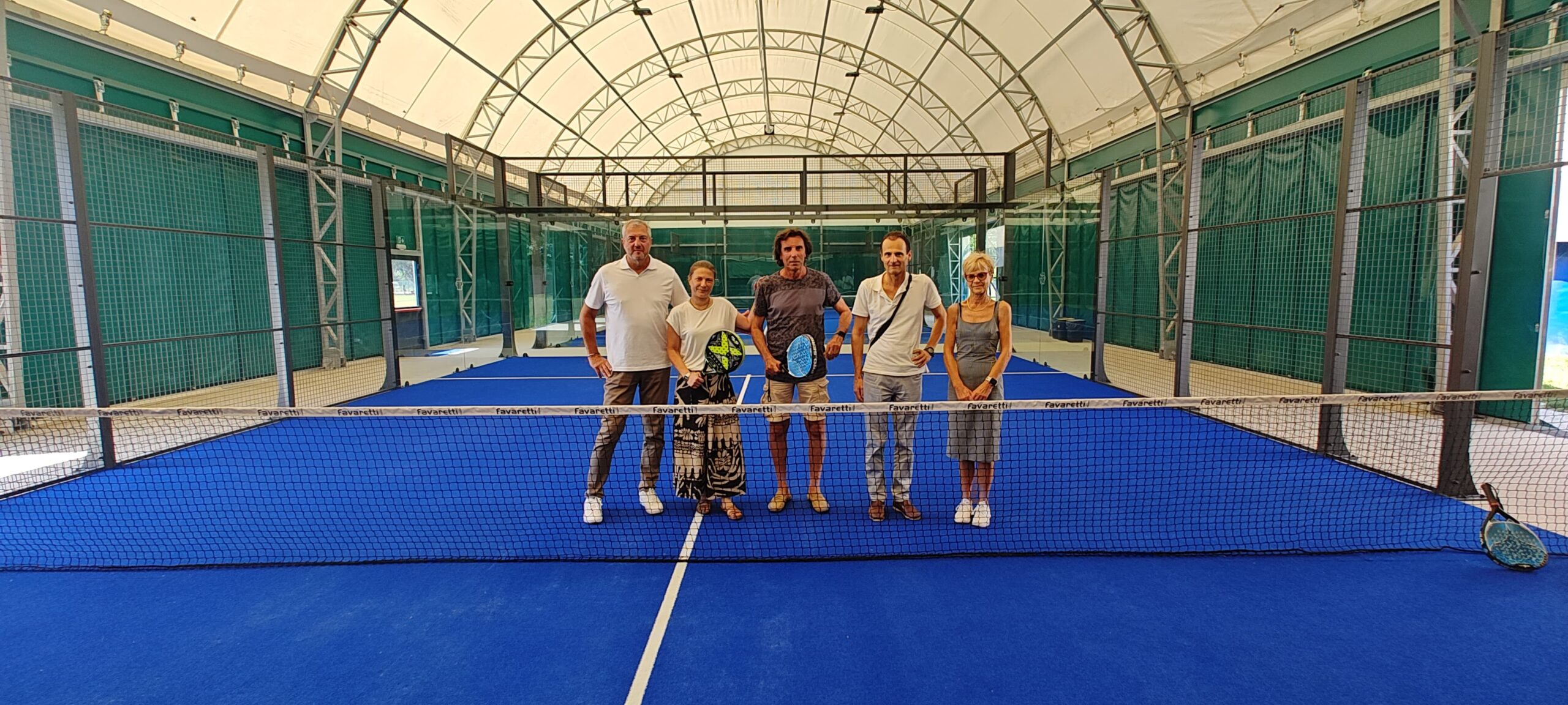 I nuovi campi da padel a Paderno