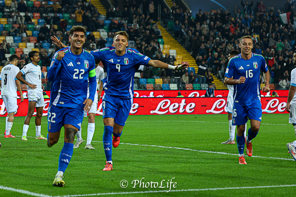 Italia Israele 4-1 a Udine